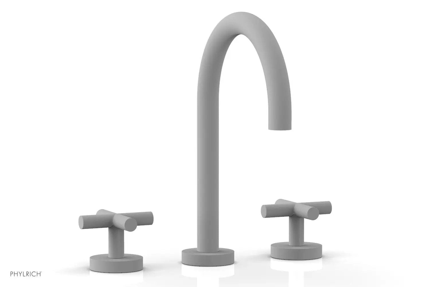 Phylrich TRANSITION Widespread Faucet - High Spout, Cross Handles by Phylrich