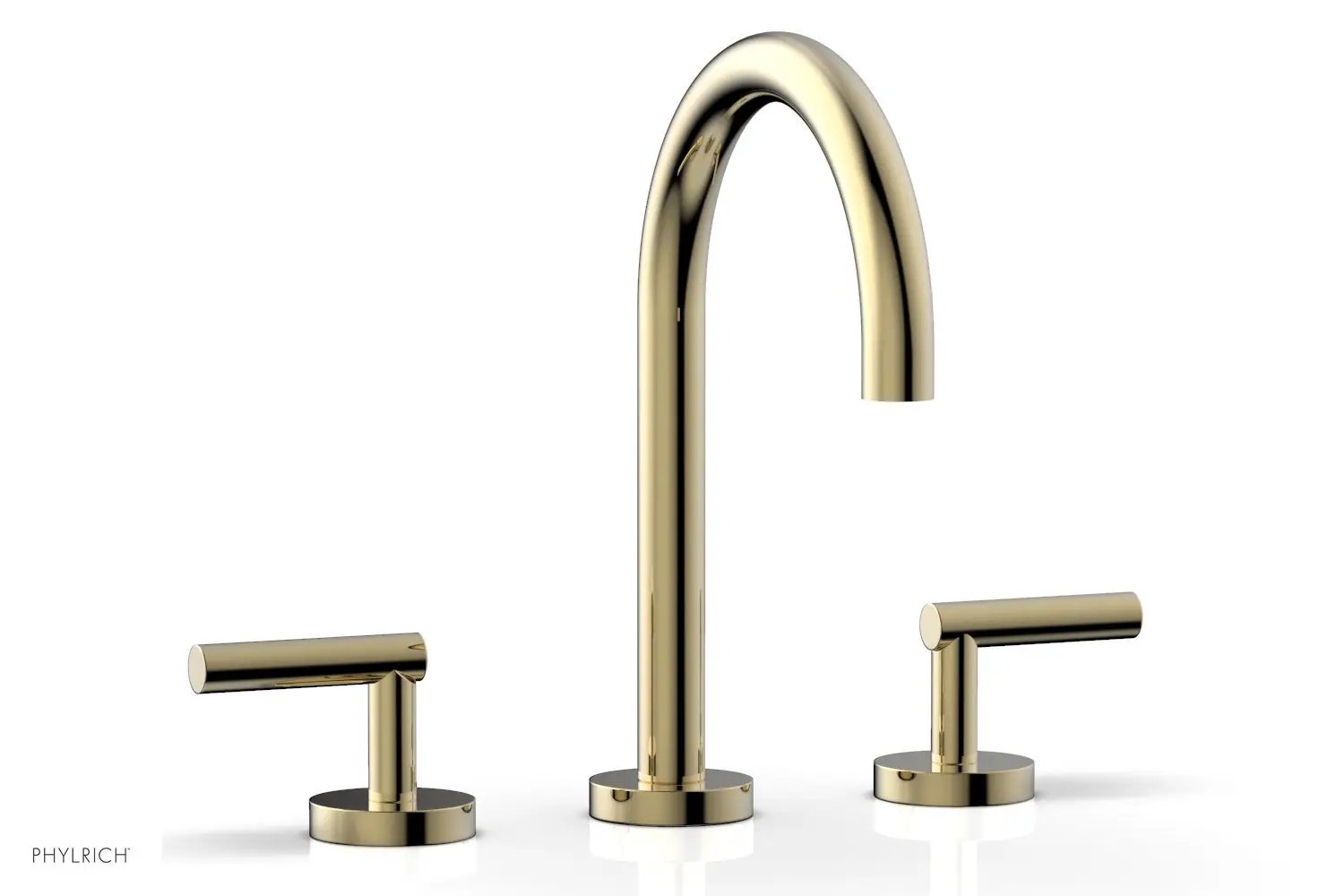 Phylrich TRANSITION Widespread Faucet - High Spout, Lever Handles by Phylrich