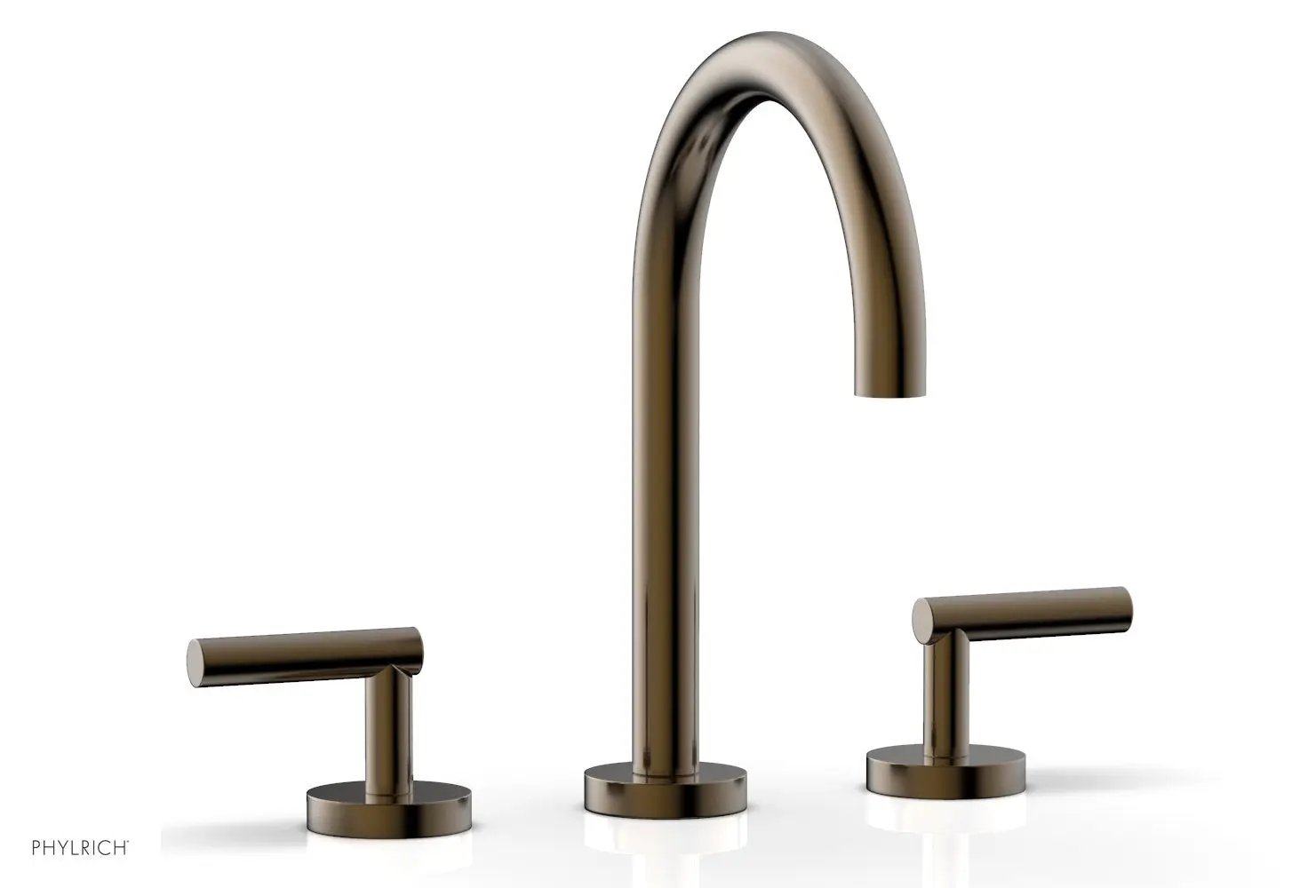 Phylrich TRANSITION Widespread Faucet - High Spout, Lever Handles by Phylrich