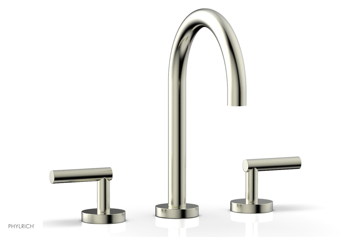 Phylrich TRANSITION Widespread Faucet - High Spout, Lever Handles by Phylrich