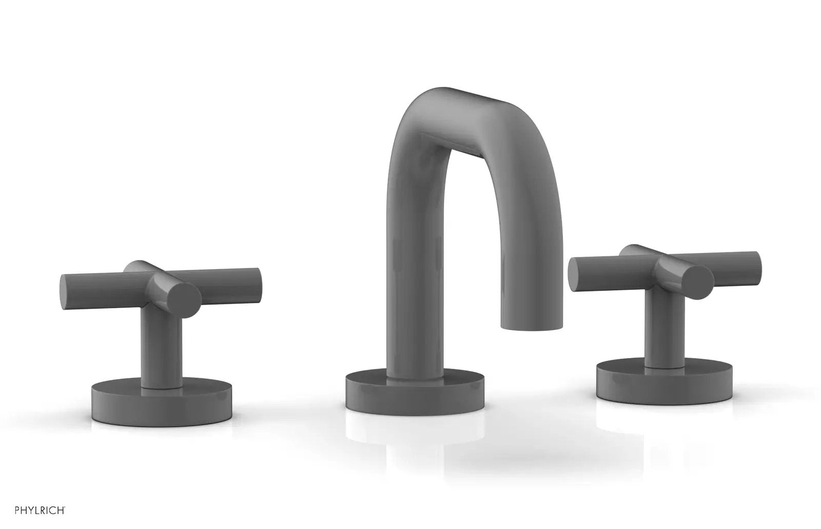 Phylrich TRANSITION Widespread Faucet - Low Spout, Cross Handles by Phylrich