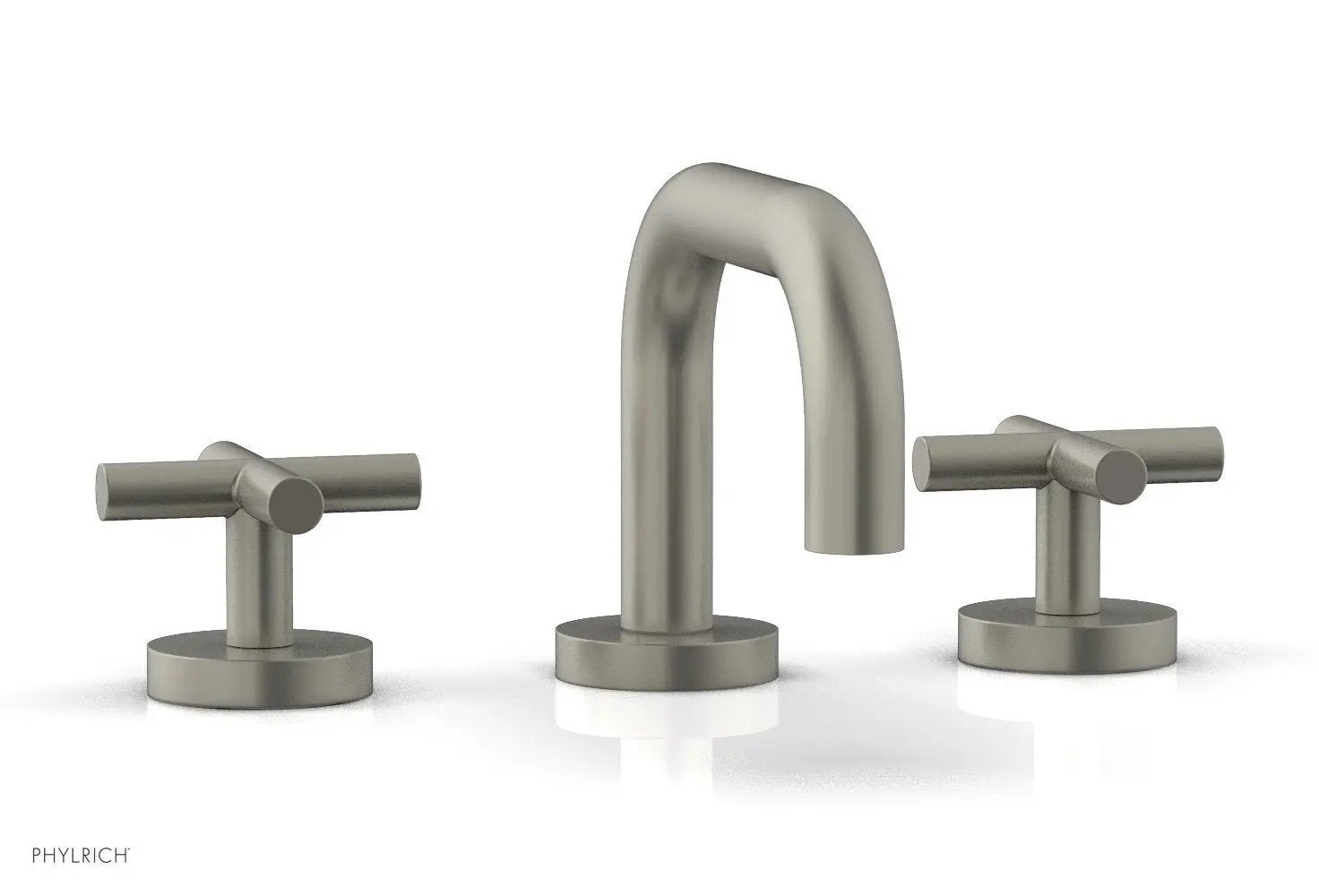 Phylrich TRANSITION Widespread Faucet - Low Spout, Cross Handles by Phylrich