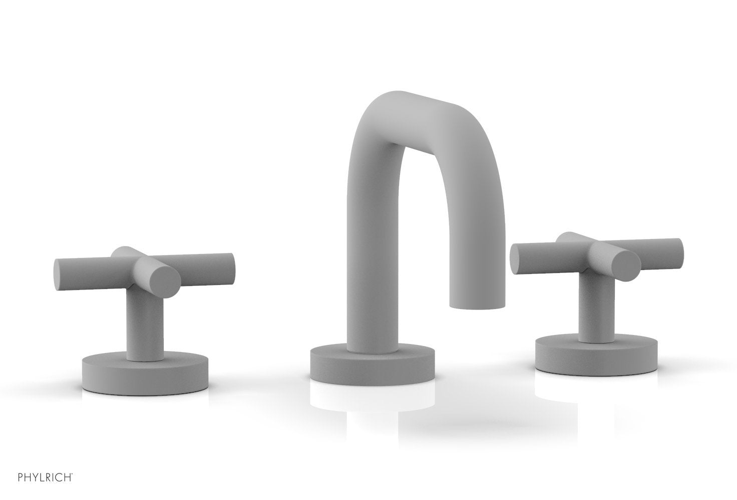 Phylrich TRANSITION Widespread Faucet - Low Spout, Cross Handles by Phylrich