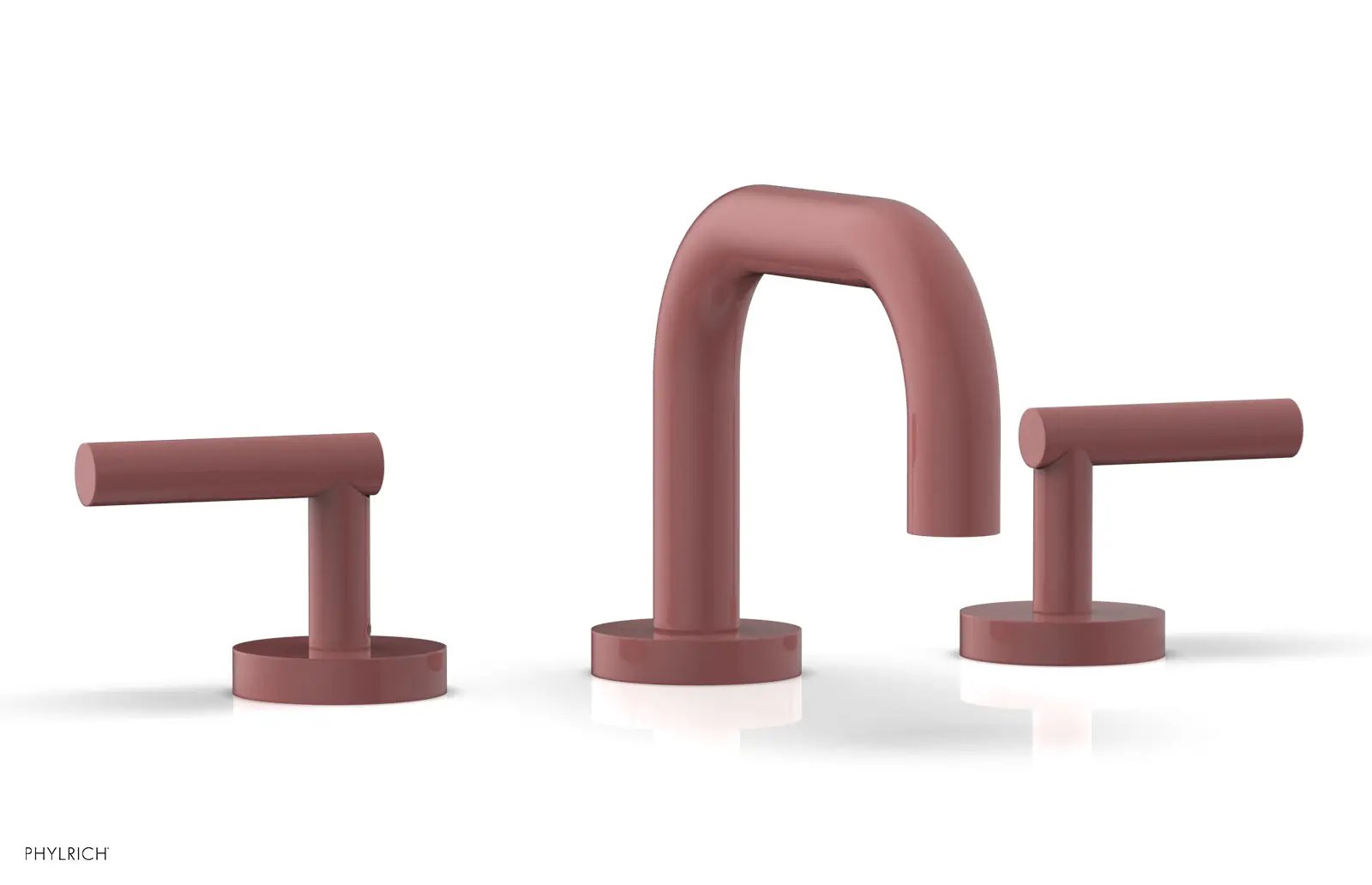 Phylrich TRANSITION Widespread Faucet - Low Spout, Lever Handles by Phylrich
