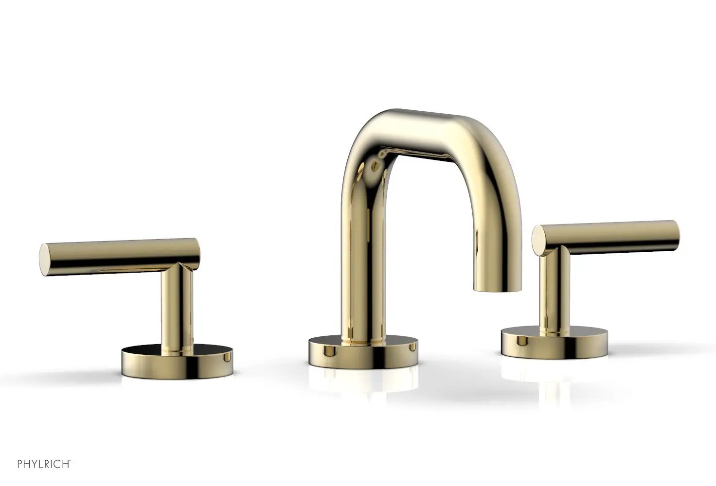 Phylrich TRANSITION Widespread Faucet - Low Spout, Lever Handles by Phylrich