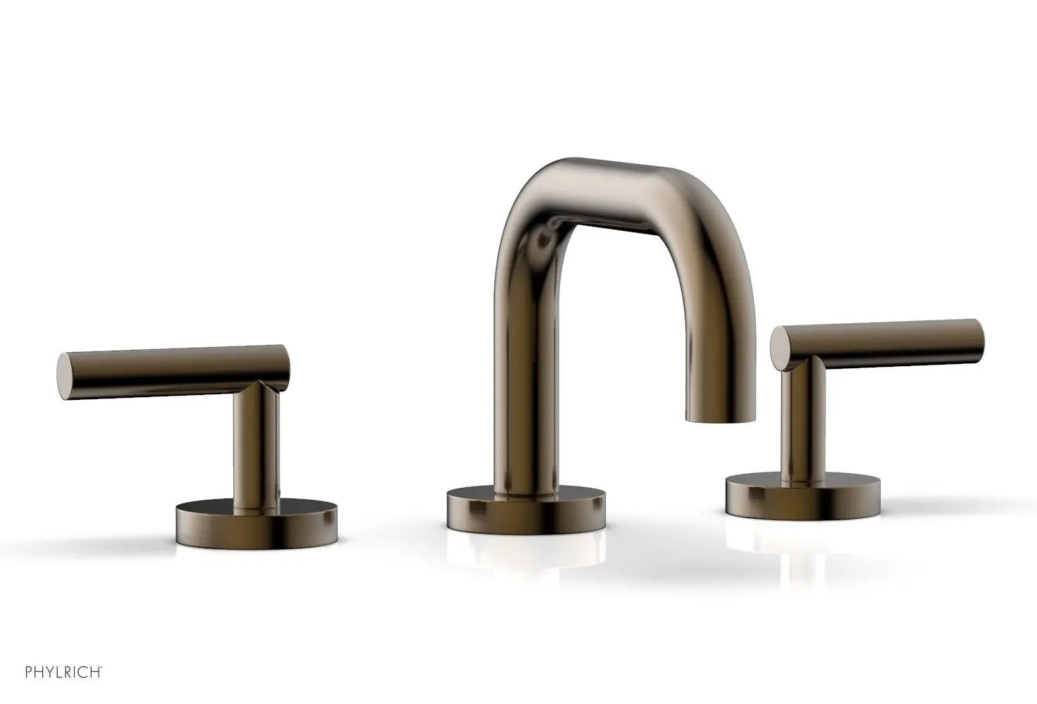 Phylrich TRANSITION Widespread Faucet - Low Spout, Lever Handles by Phylrich