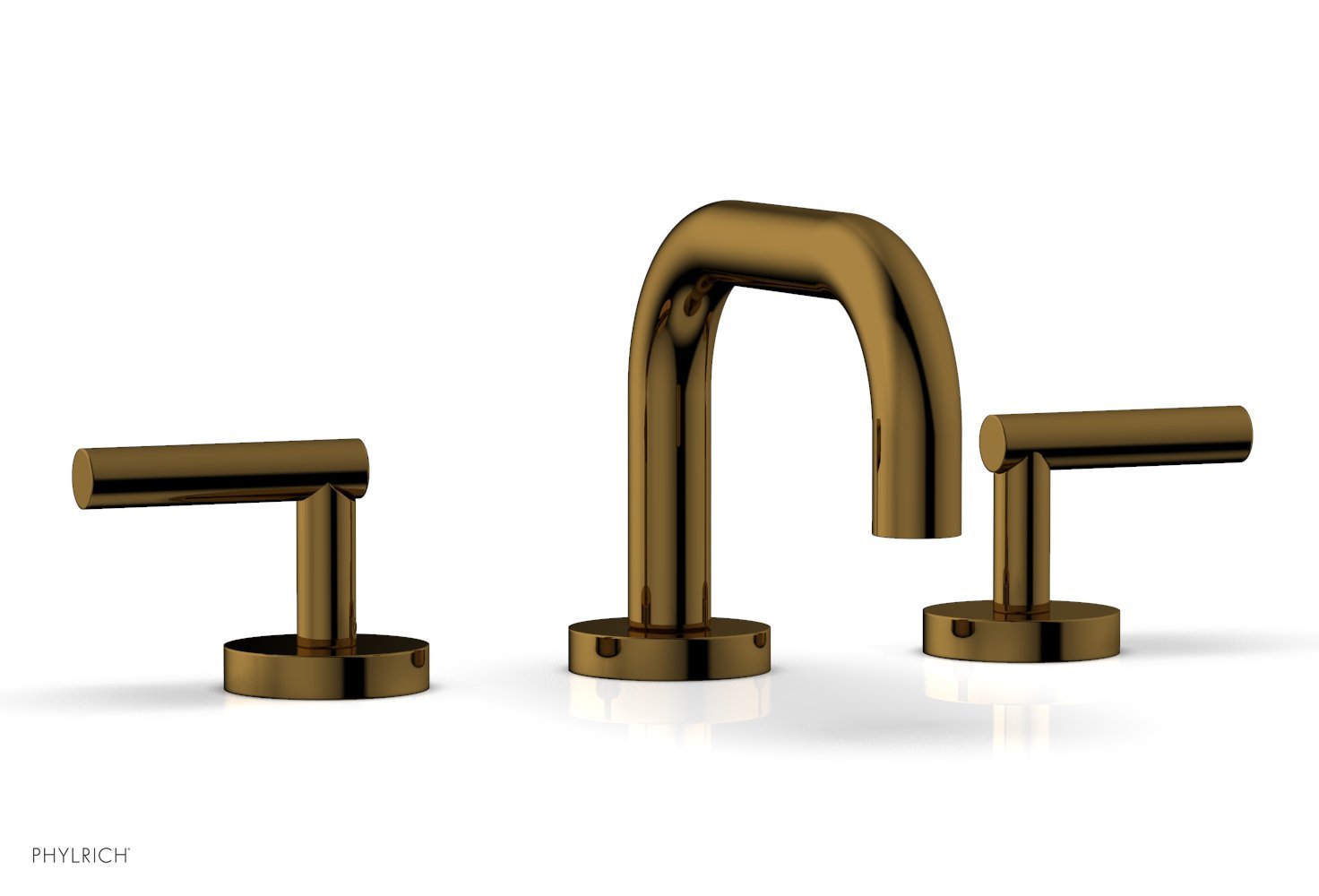 Phylrich TRANSITION Widespread Faucet - Low Spout, Lever Handles by Phylrich