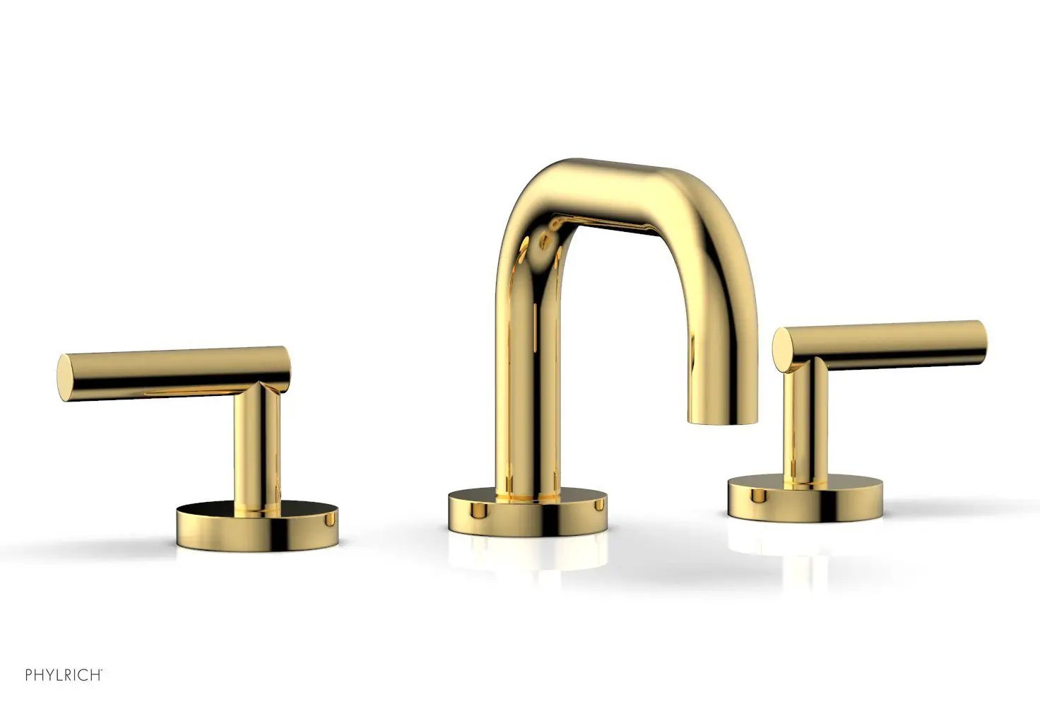 Phylrich TRANSITION Widespread Faucet - Low Spout, Lever Handles by Phylrich
