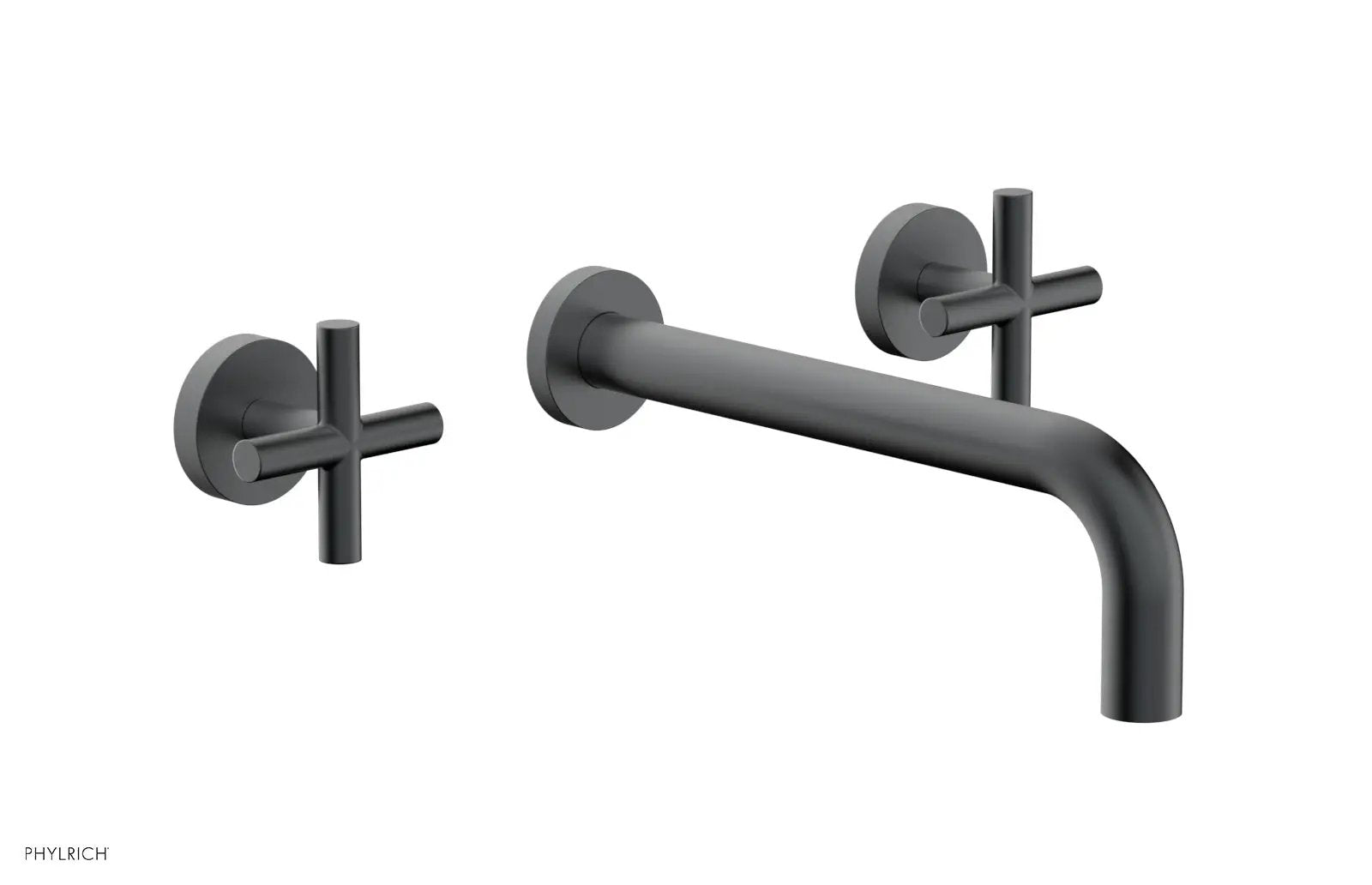 Phylrich TRANSITION Wall Lavatory Set 10" Spout - Cross Handles by Phylrich