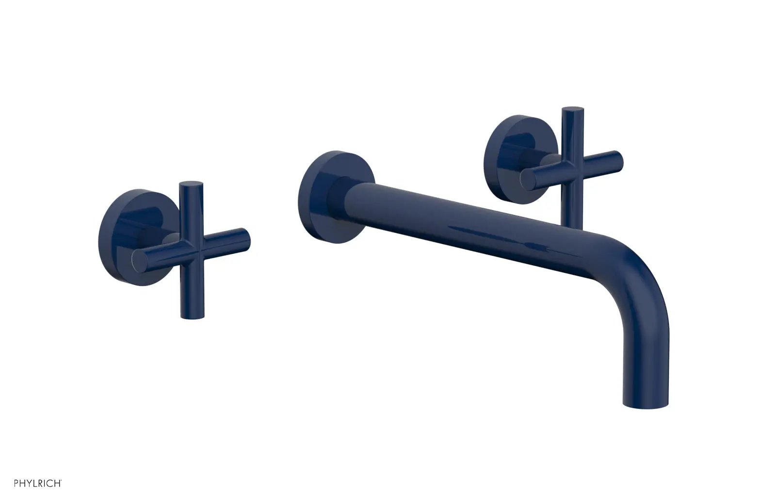 Phylrich TRANSITION Wall Lavatory Set 10" Spout - Cross Handles by Phylrich