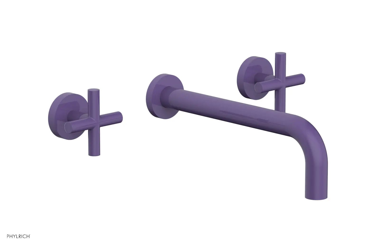 Phylrich TRANSITION Wall Lavatory Set 10" Spout - Cross Handles by Phylrich