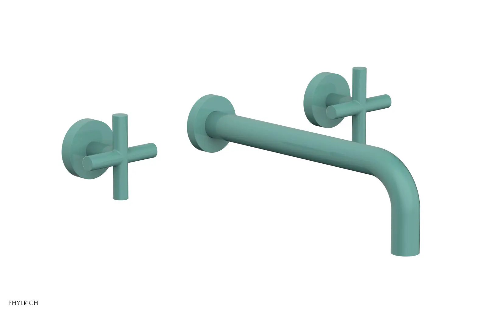 Phylrich TRANSITION Wall Lavatory Set 10" Spout - Cross Handles by Phylrich