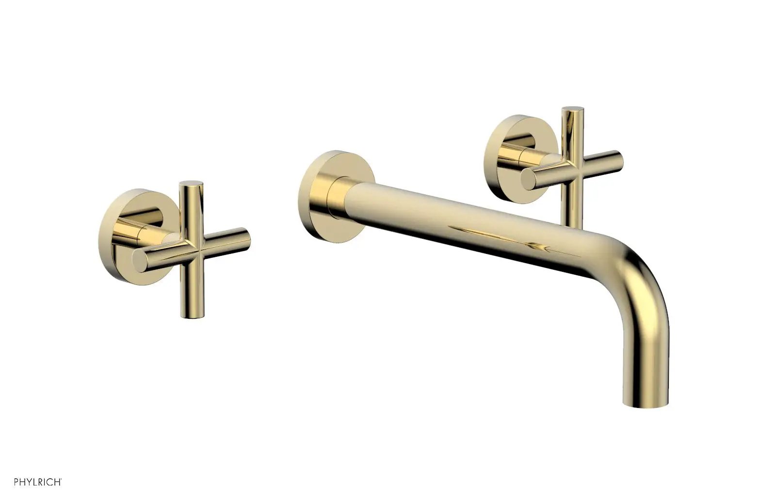 Phylrich TRANSITION Wall Tub Set 10" Spout - Cross Handles by Phylrich