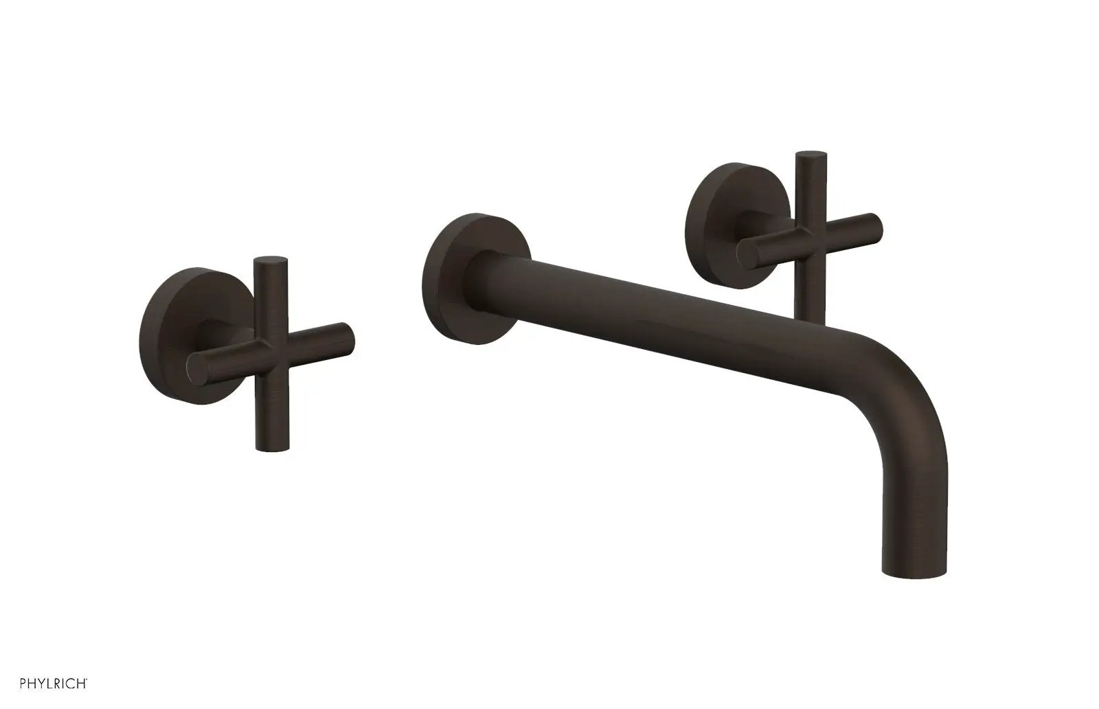 Phylrich TRANSITION Wall Lavatory Set 10" Spout - Cross Handles by Phylrich