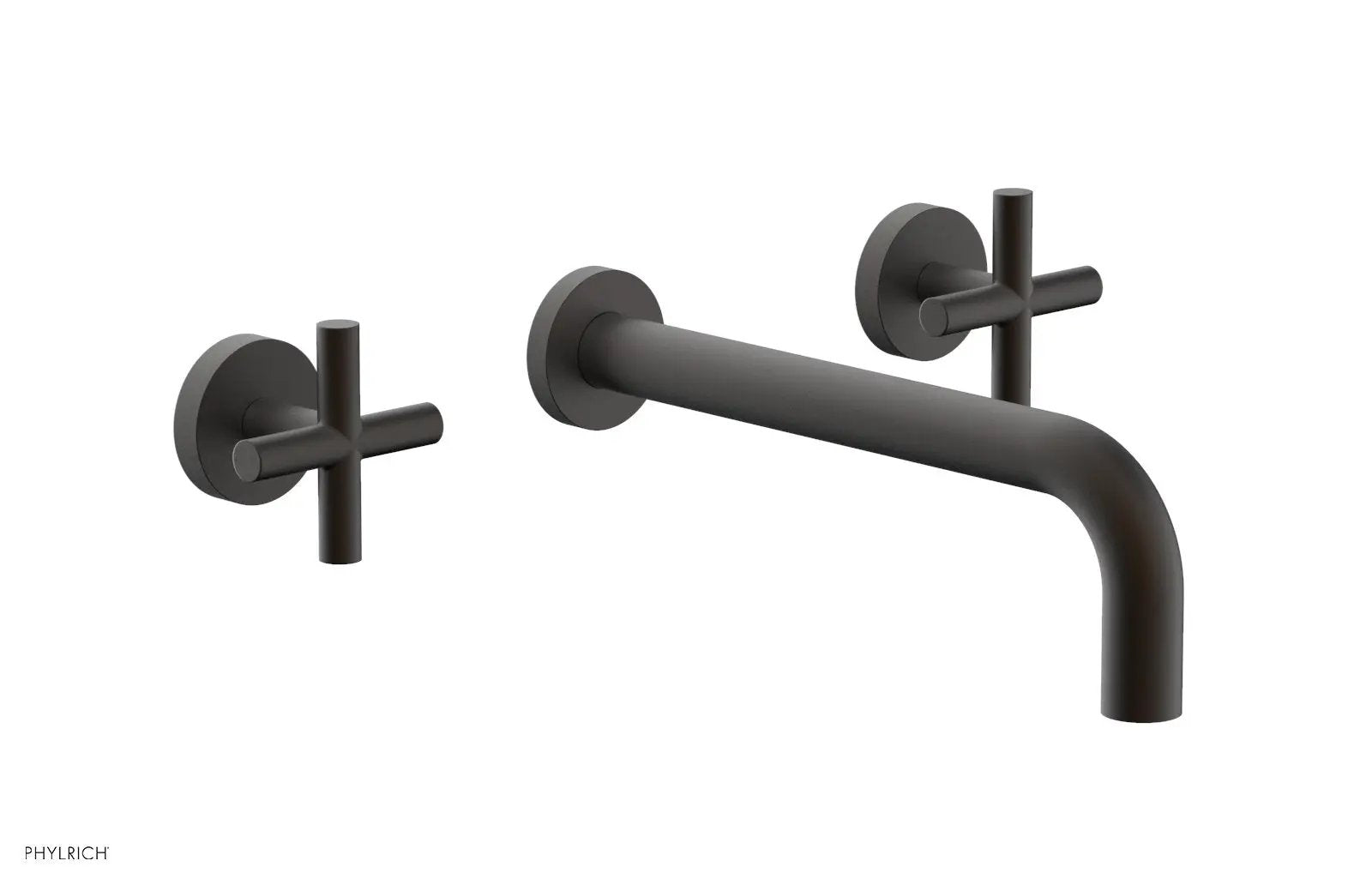 Phylrich TRANSITION Wall Lavatory Set 10" Spout - Cross Handles by Phylrich
