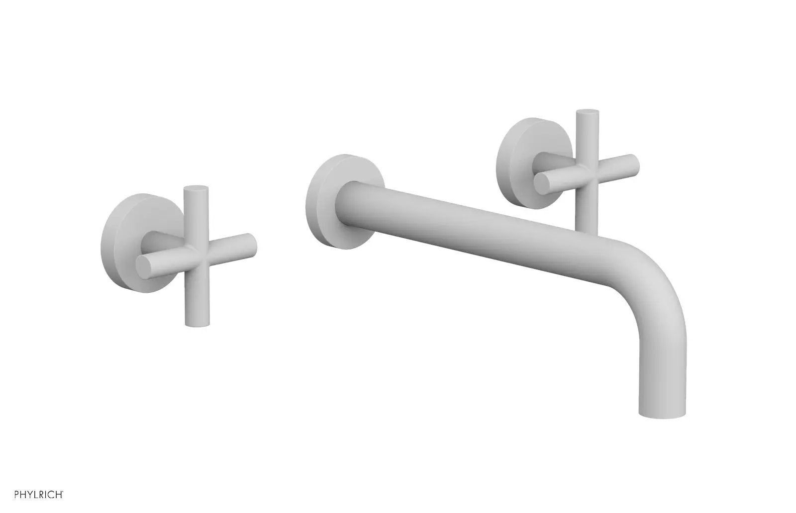 Phylrich TRANSITION Wall Lavatory Set 10" Spout - Cross Handles by Phylrich