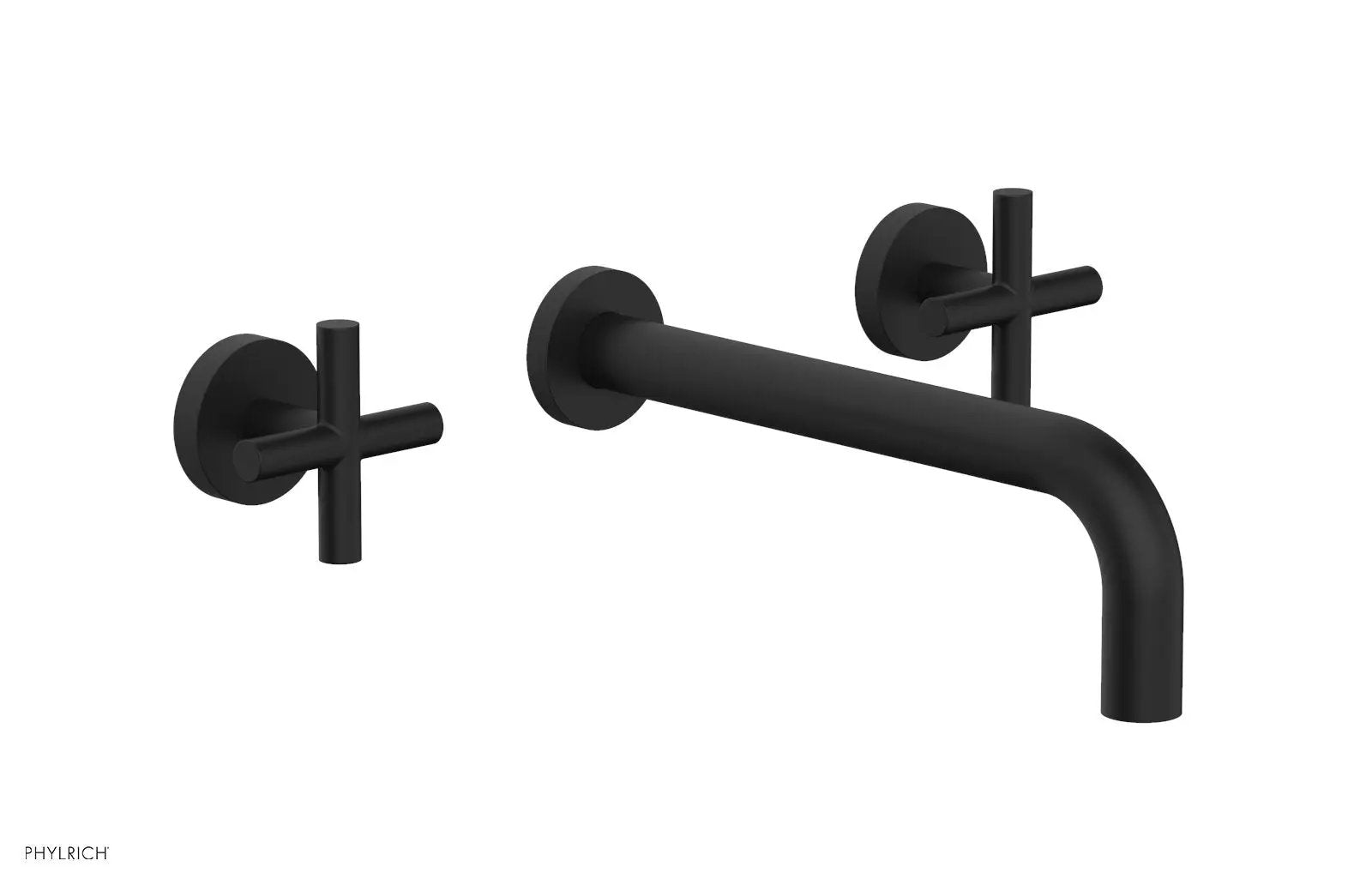 Phylrich TRANSITION Wall Lavatory Set 10" Spout - Cross Handles by Phylrich