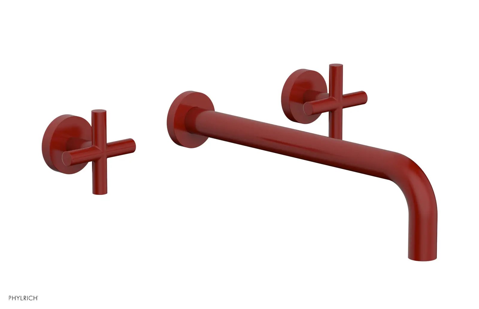 Phylrich TRANSITION Wall Tub Set 12" Spout - Cross Handles by Phylrich