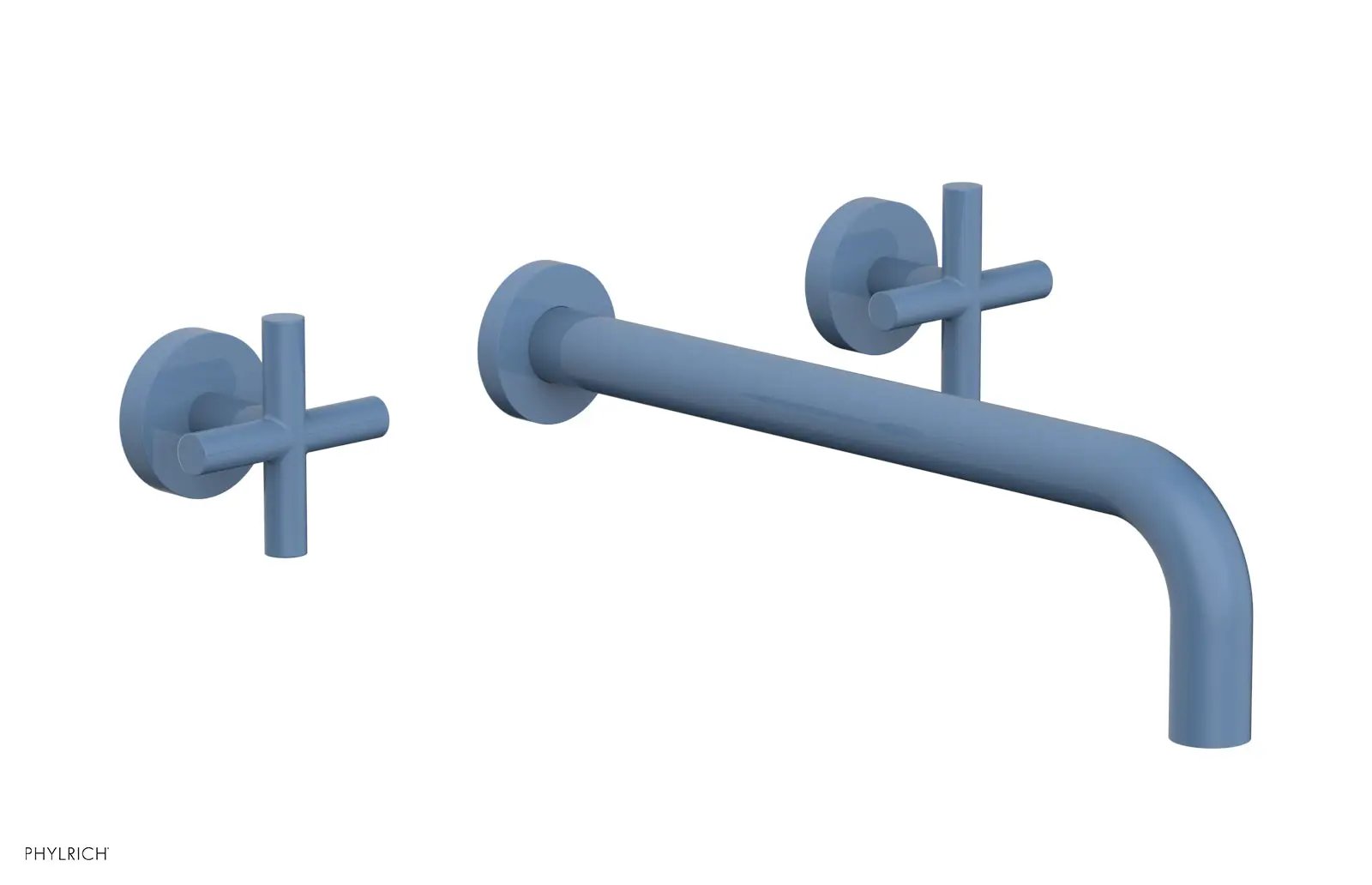 Phylrich TRANSITION Wall Tub Set 12" Spout - Cross Handles by Phylrich