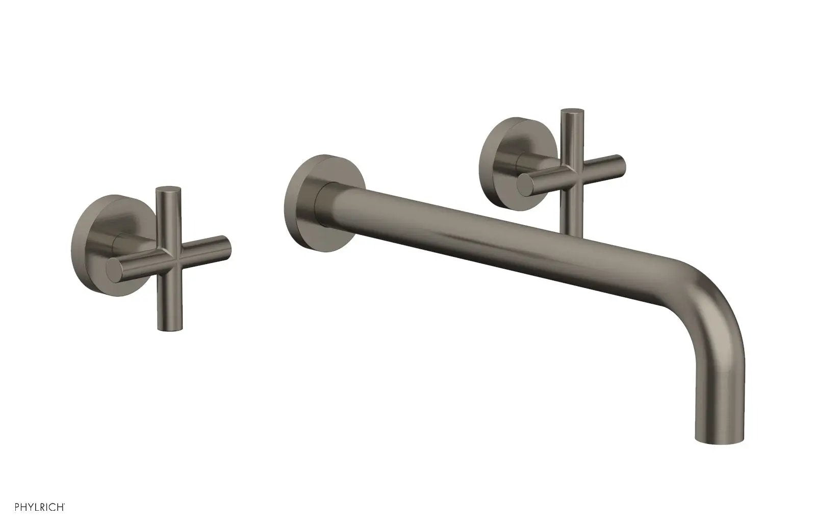 Phylrich TRANSITION Wall Tub Set 12" Spout - Cross Handles by Phylrich