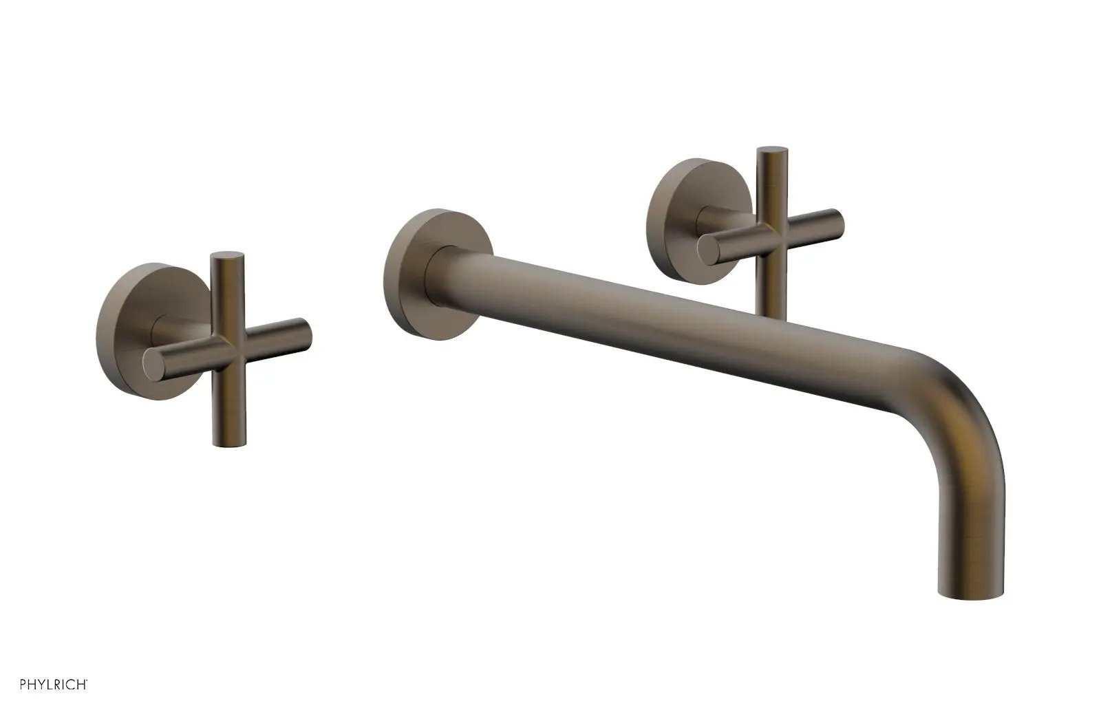 Phylrich TRANSITION Wall Tub Set 12" Spout - Cross Handles by Phylrich