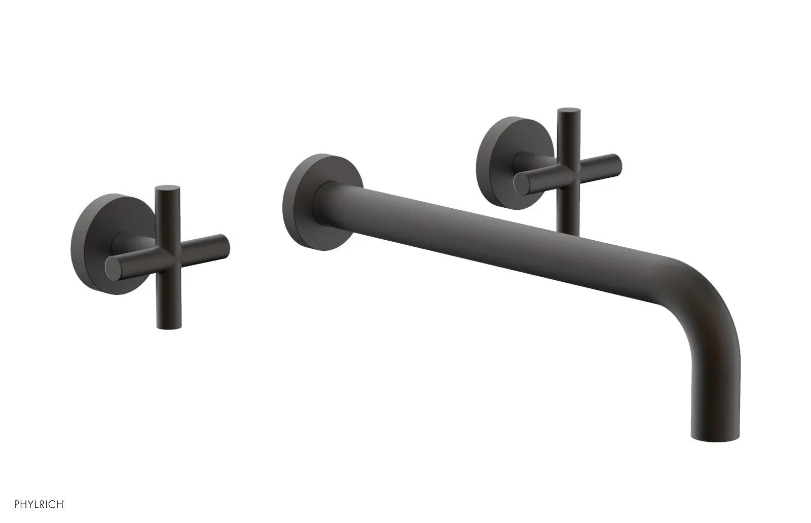 Phylrich TRANSITION Wall Tub Set 12" Spout - Cross Handles by Phylrich