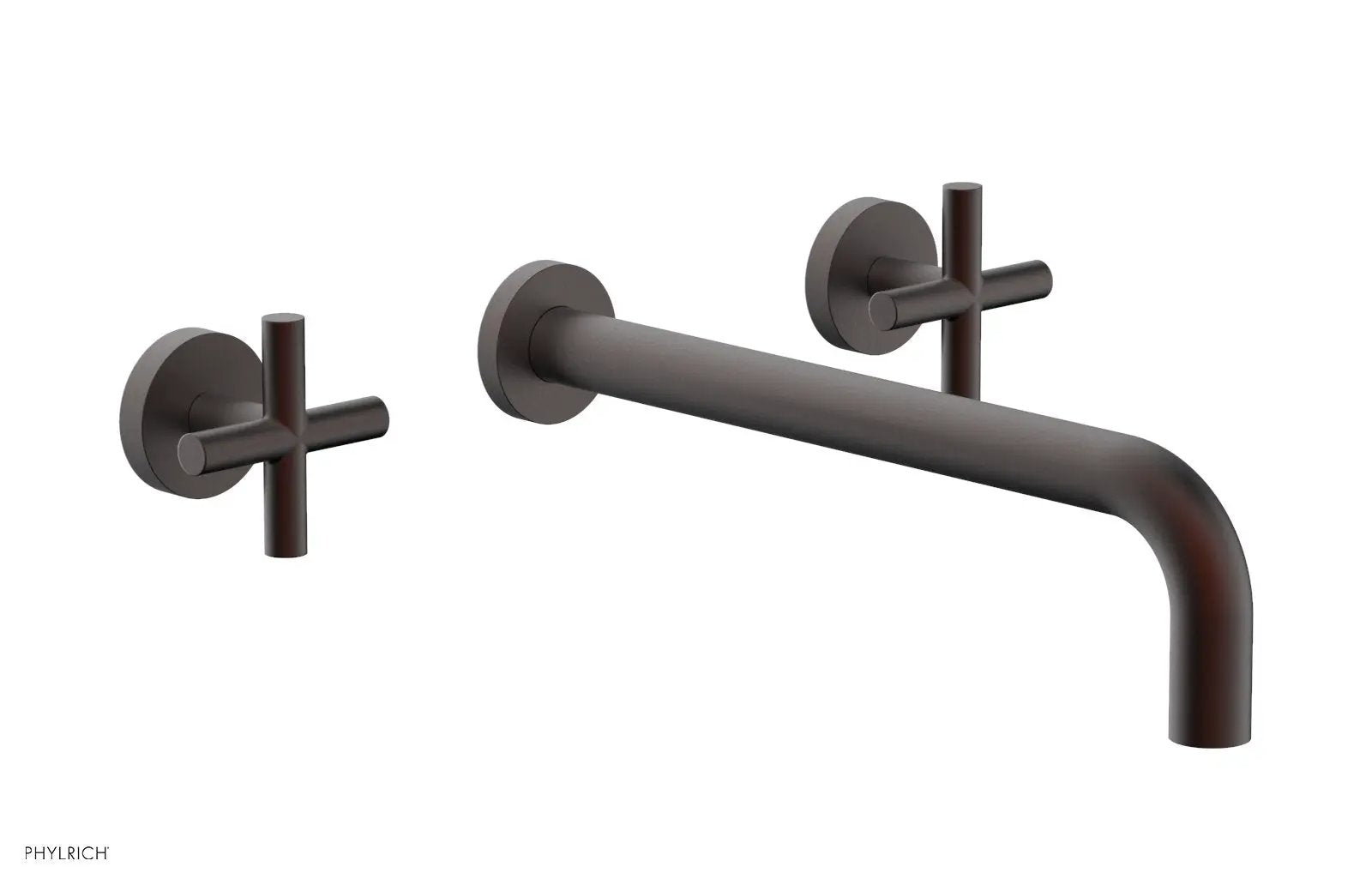 Phylrich TRANSITION Wall Tub Set 12" Spout - Cross Handles by Phylrich