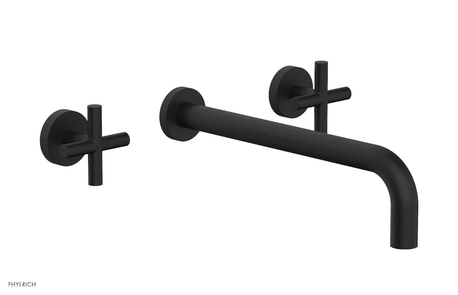 Phylrich TRANSITION Wall Tub Set 12" Spout - Cross Handles by Phylrich