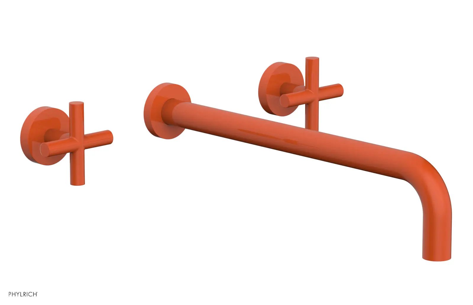 Phylrich TRANSITION Wall Tub Set 14" Spout - Cross Handles by Phylrich