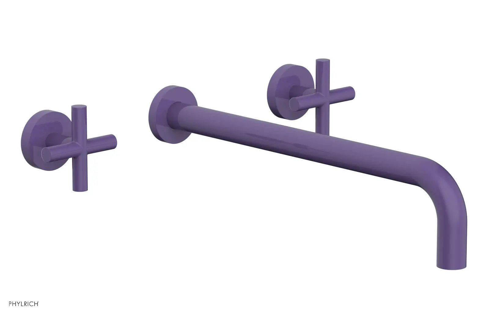Phylrich TRANSITION Wall Tub Set 14" Spout - Cross Handles by Phylrich