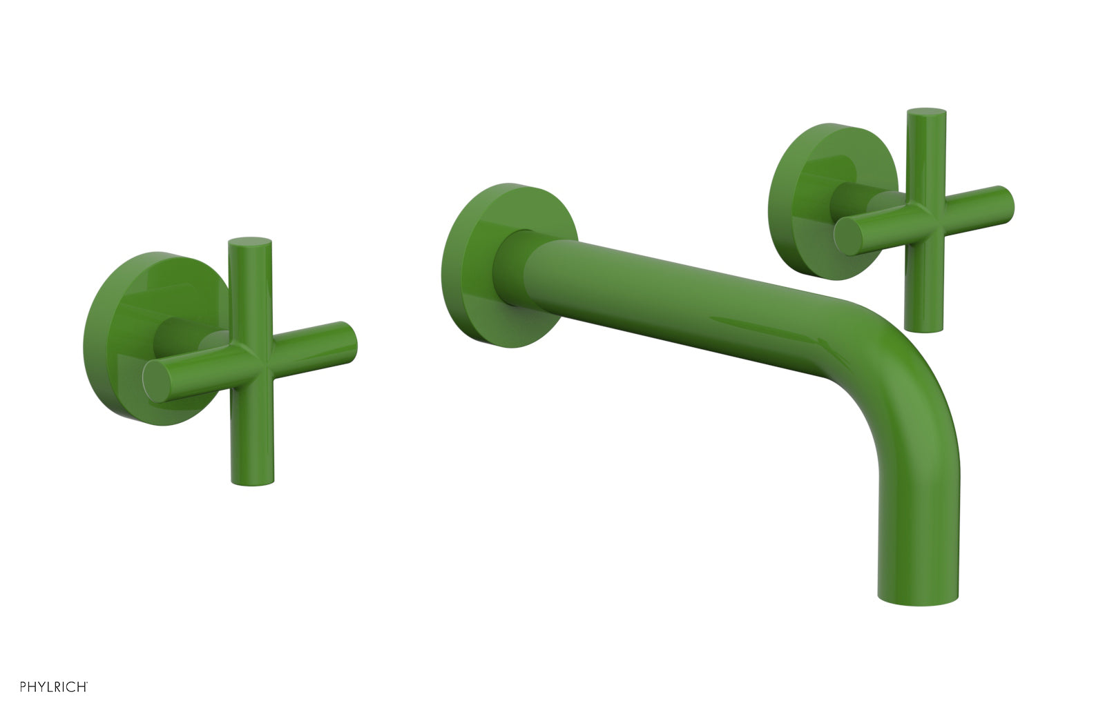 Phylrich TRANSITION Wall Lavatory Set 7 1/2" Spout - Cross Handles