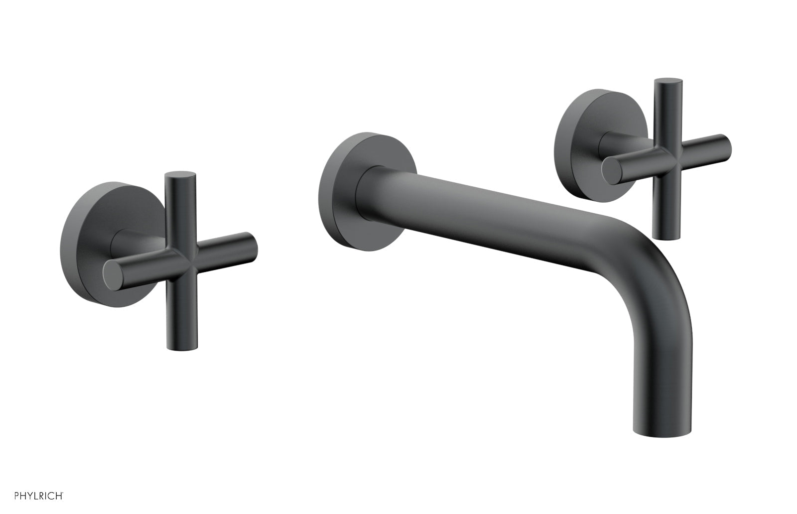 Phylrich TRANSITION Wall Lavatory Set 7 1/2" Spout - Cross Handles by Phylrich