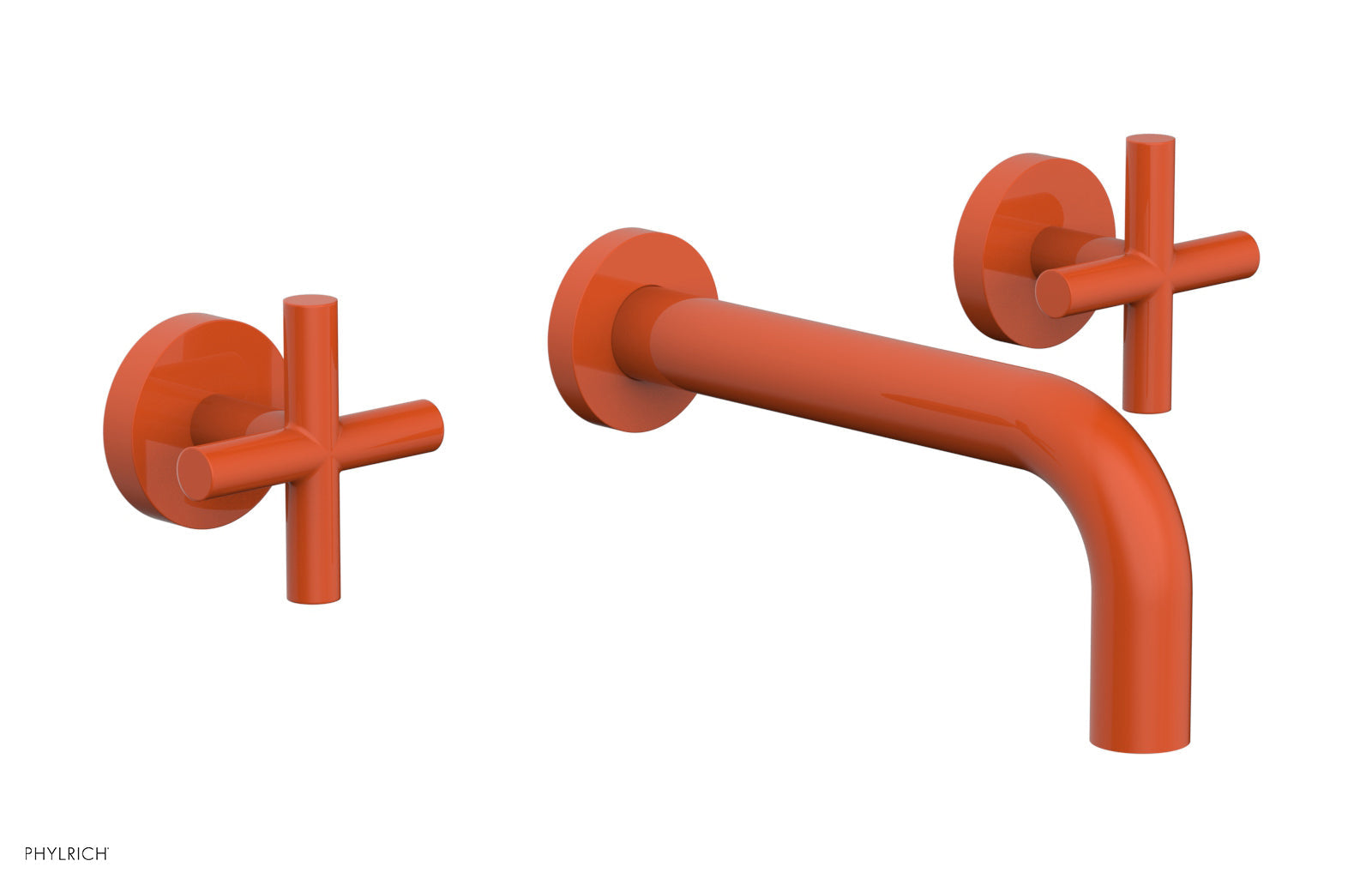 Phylrich TRANSITION Wall Lavatory Set 7 1/2" Spout - Cross Handles