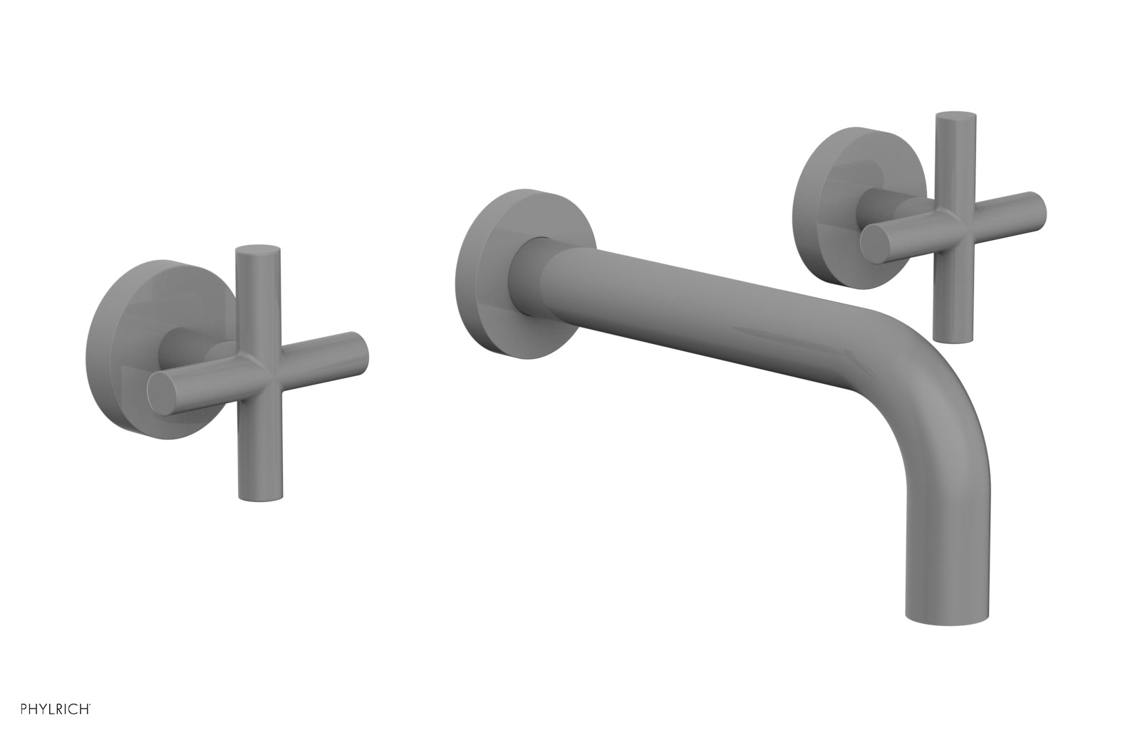 Phylrich TRANSITION Wall Tub Set 7 1/2" Spout - Cross Handles by Phylrich