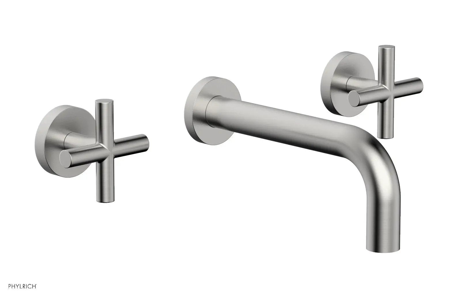 Phylrich TRANSITION Wall Tub Set 7 1/2" Spout - Cross Handles by Phylrich