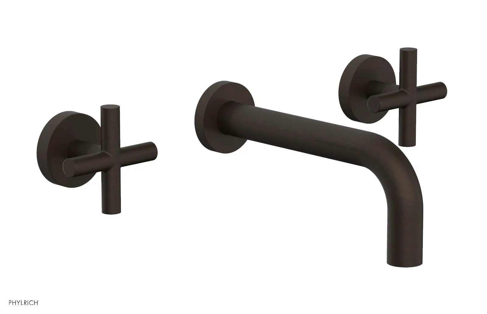 Phylrich TRANSITION Wall Tub Set 7 1/2" Spout - Cross Handles by Phylrich