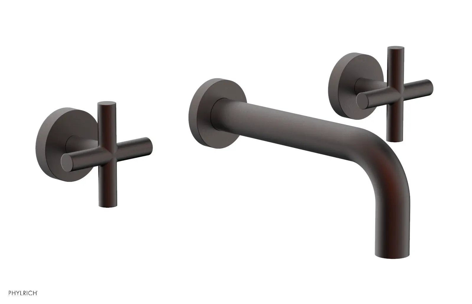 Phylrich TRANSITION Wall Tub Set 7 1/2" Spout - Cross Handles by Phylrich