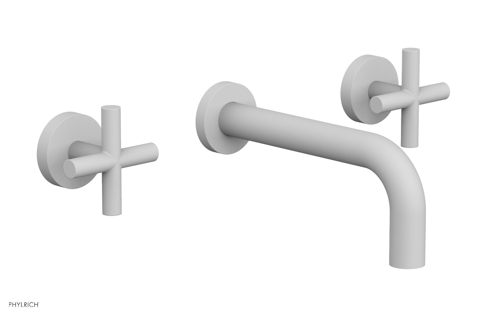 Phylrich TRANSITION Wall Tub Set 7 1/2" Spout - Cross Handles