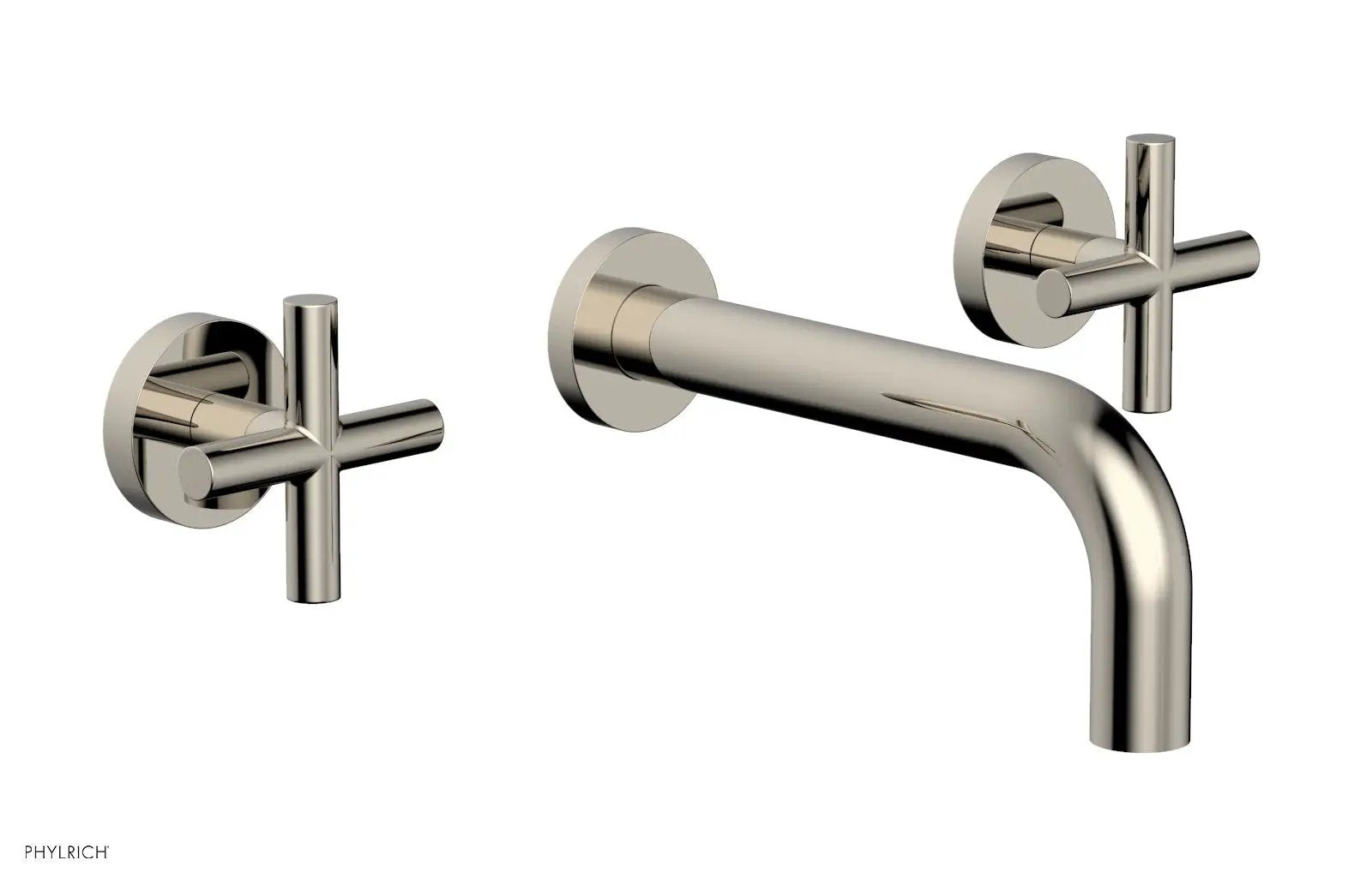 Phylrich TRANSITION Wall Tub Set 7 1/2" Spout - Cross Handles by Phylrich