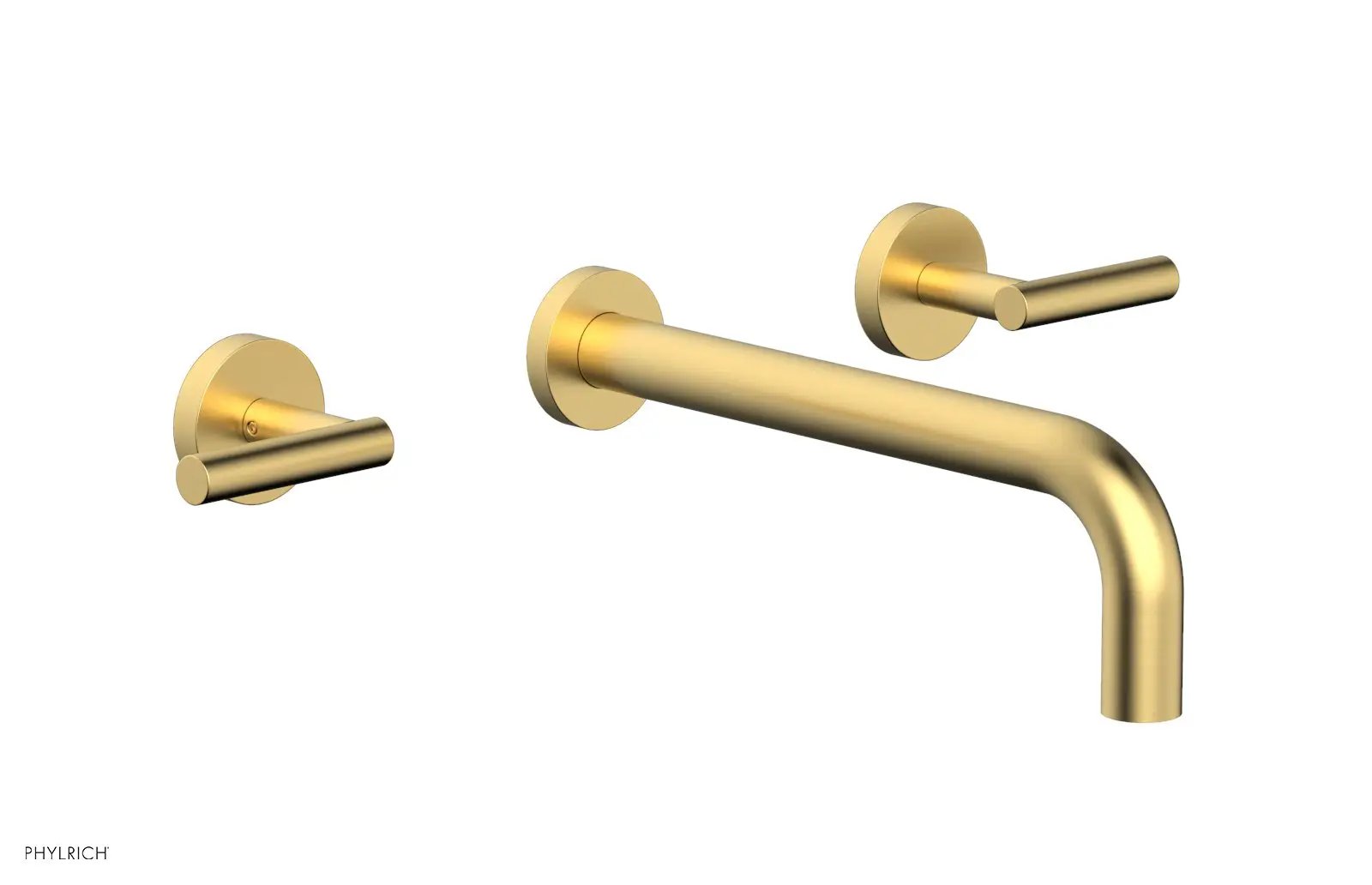 Phylrich TRANSITION Wall Lavatory Set 10" Spout - Lever Handles by Phylrich