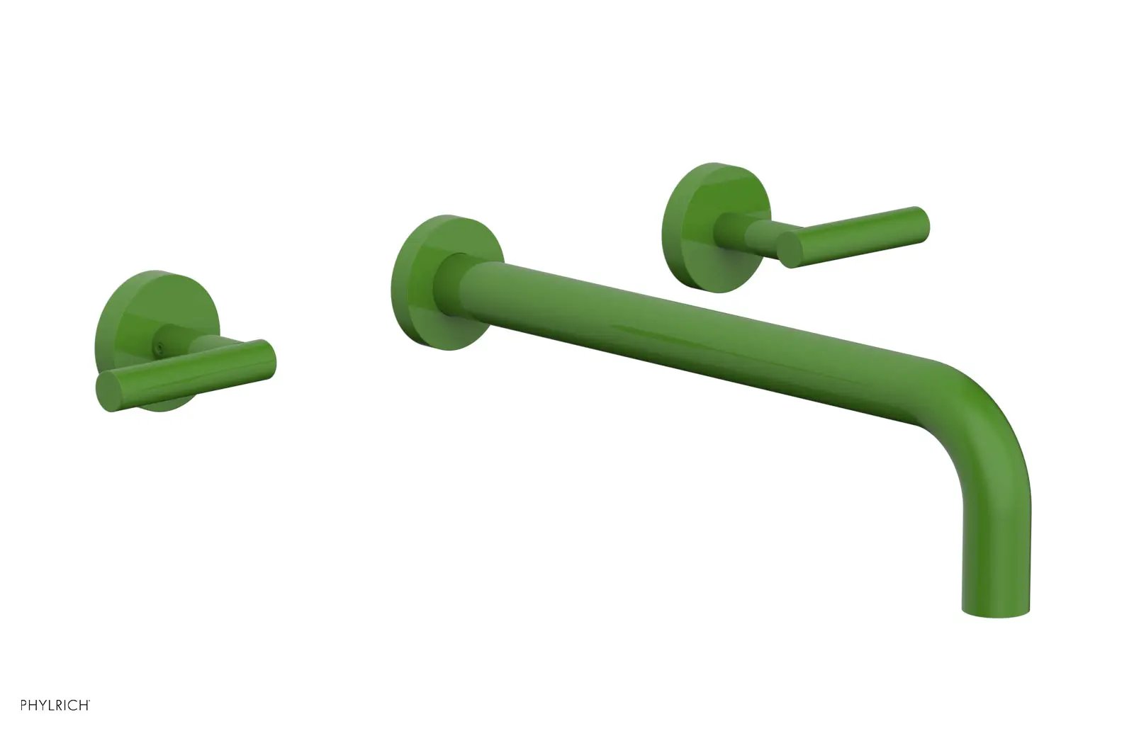 Phylrich TRANSITION Wall Lavatory Set 12" Spout - Lever Handles by Phylrich