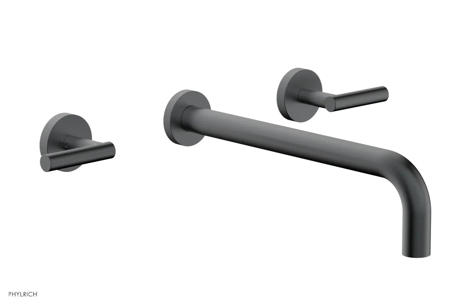 Phylrich TRANSITION Wall Lavatory Set 12" Spout - Lever Handles by Phylrich