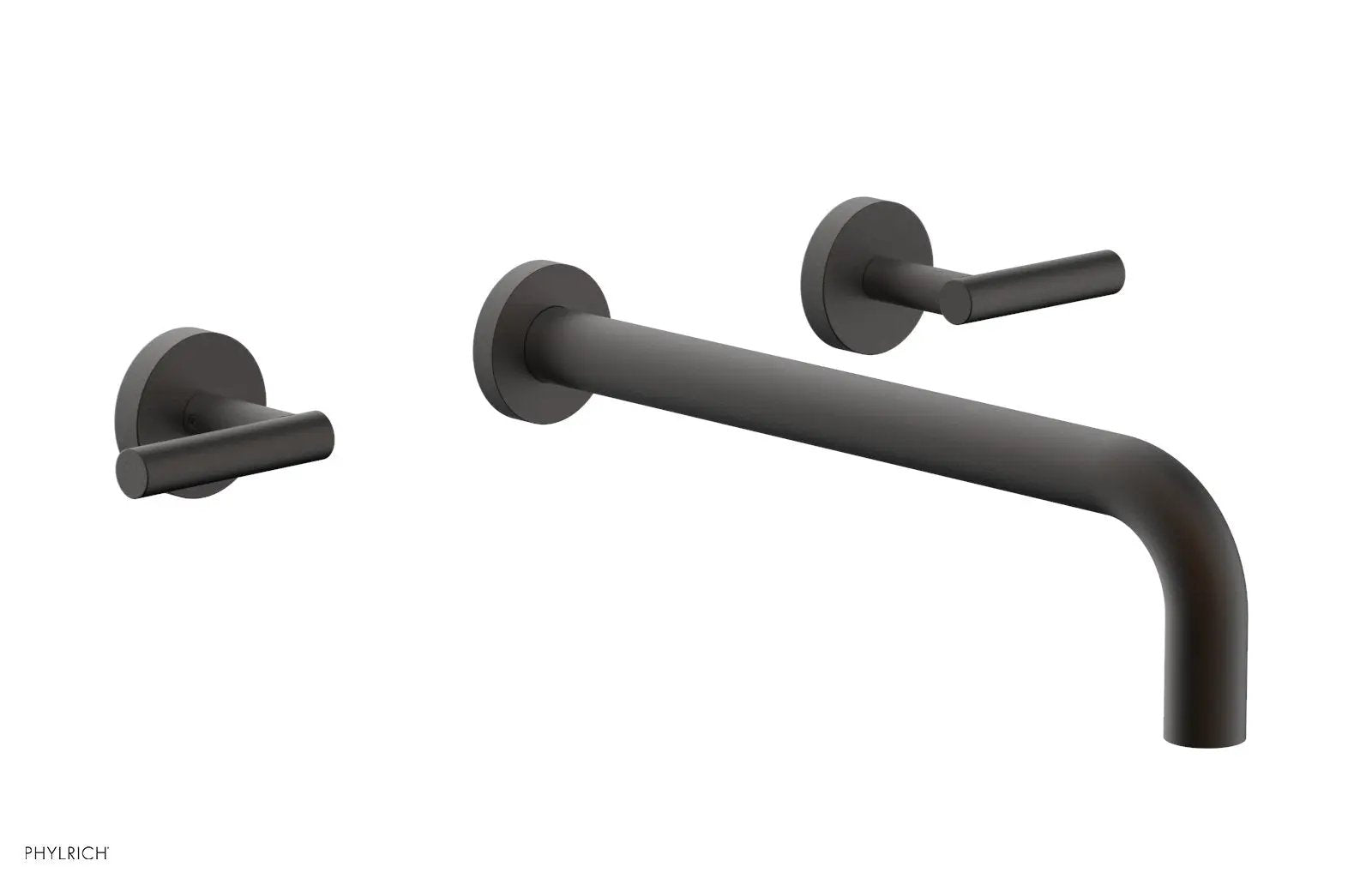 Phylrich TRANSITION Wall Lavatory Set 12" Spout - Lever Handles by Phylrich