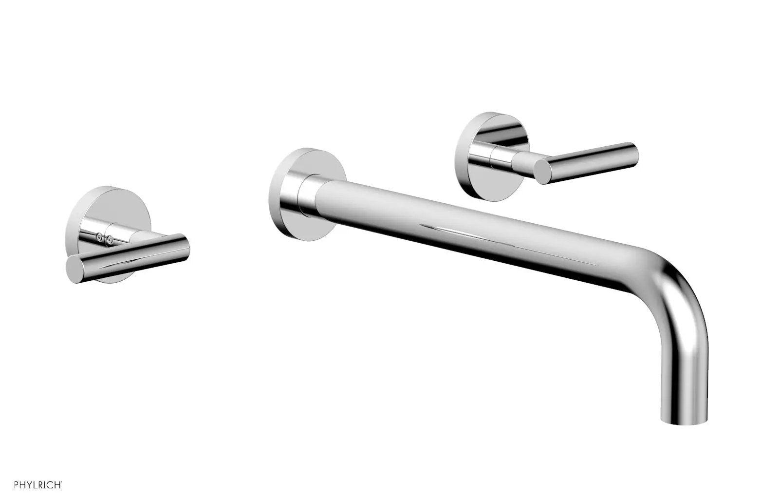 polished chrome lavatory set