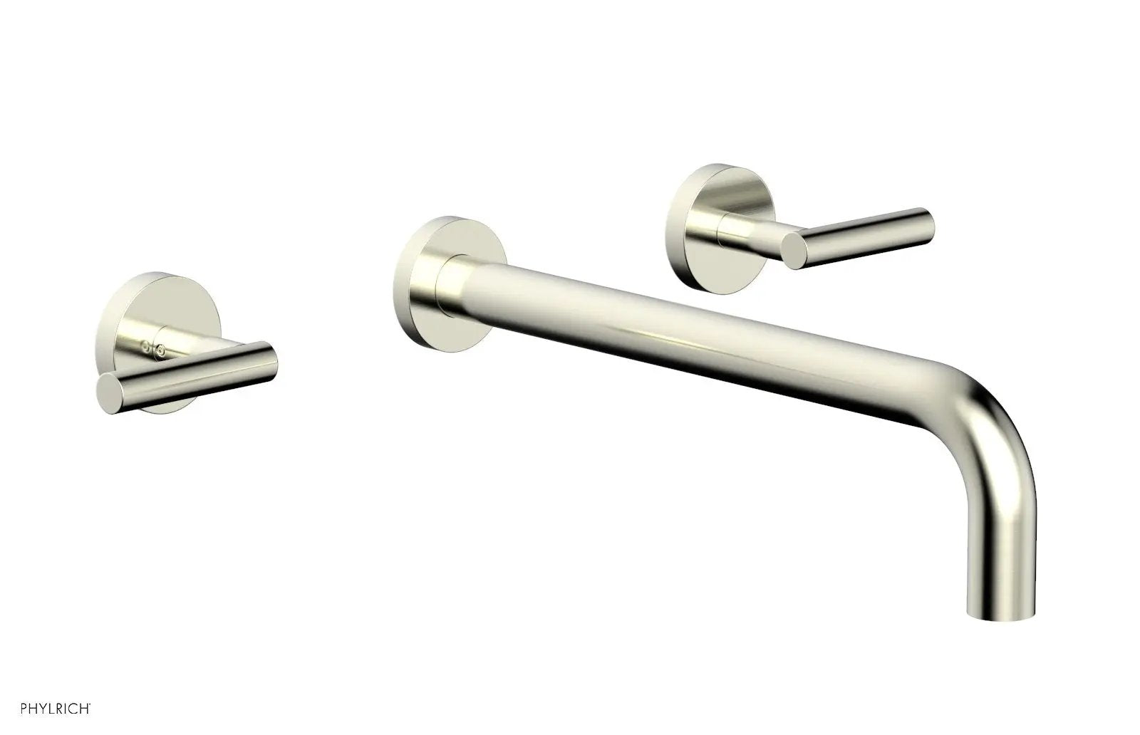 Phylrich TRANSITION Wall Lavatory Set 12" Spout - Lever Handles by Phylrich