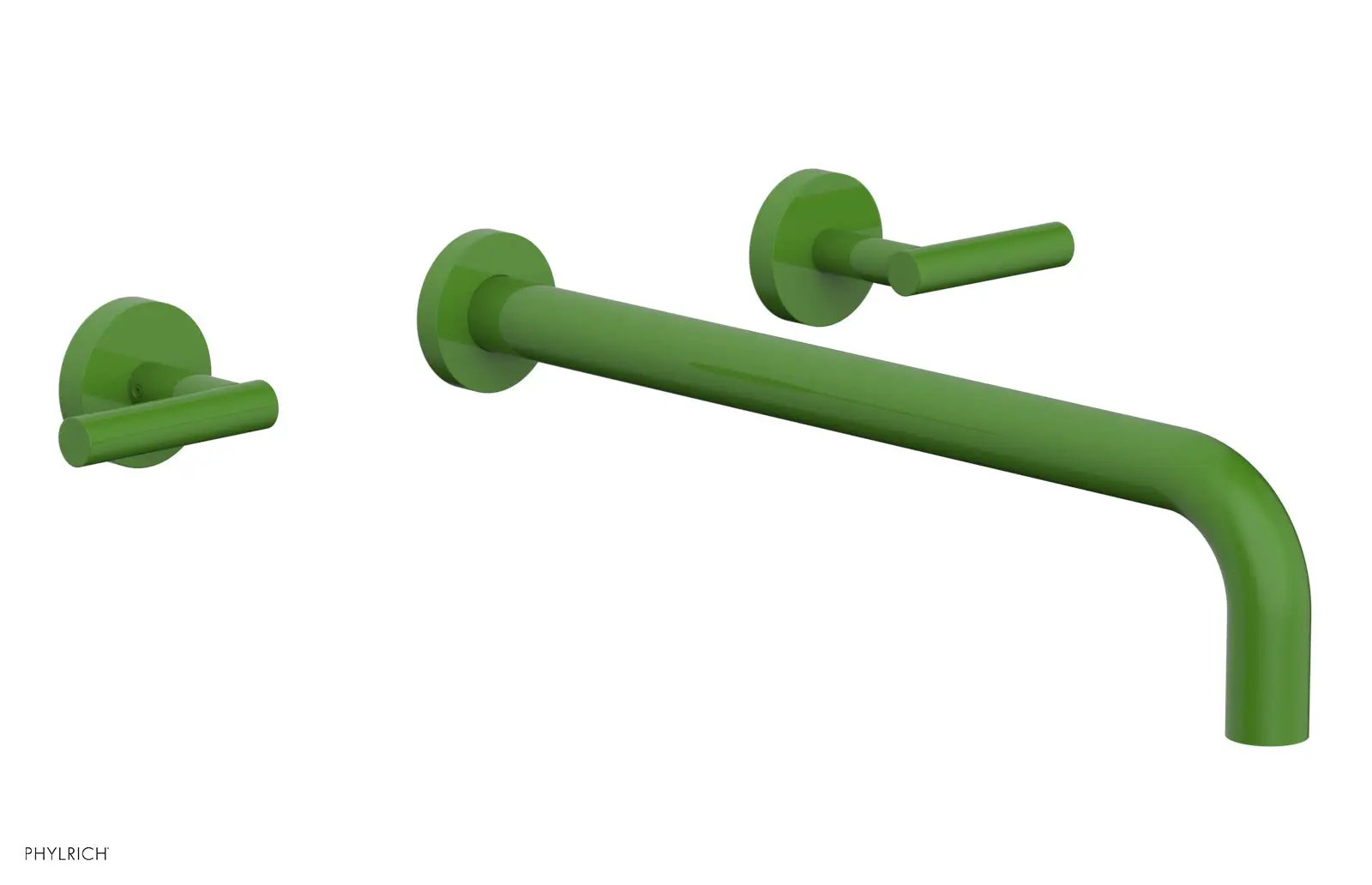 Phylrich TRANSITION Wall Lavatory Set 14" Spout - Lever Handles by Phylrich