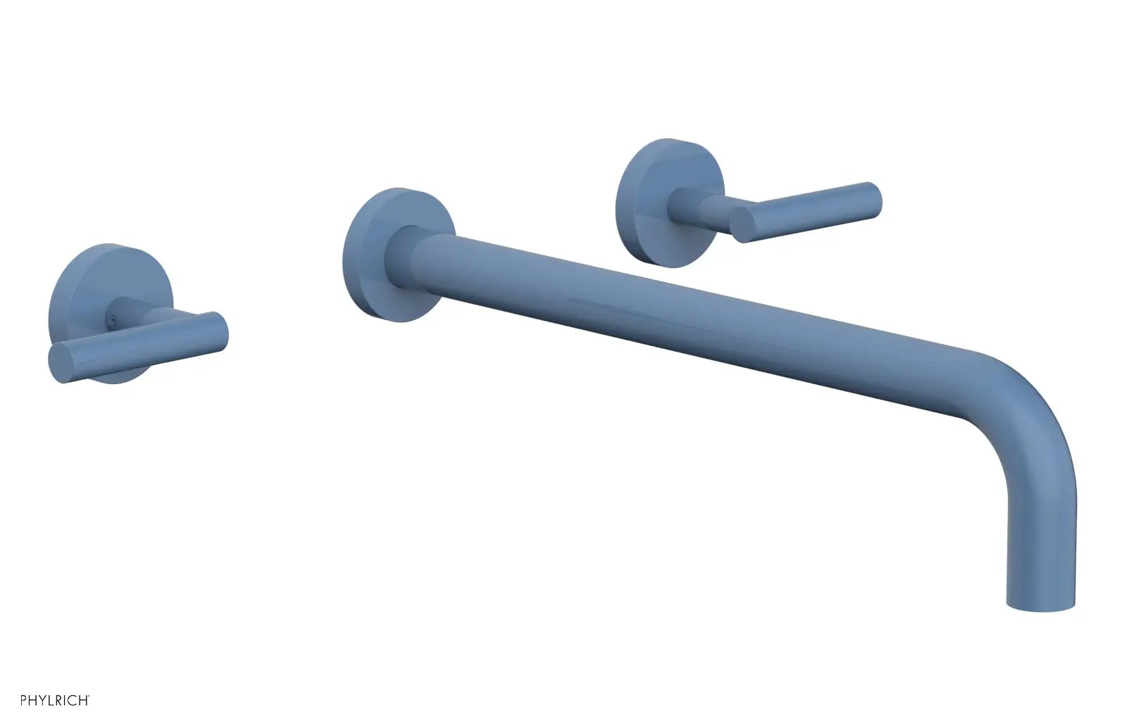 Phylrich TRANSITION Wall Lavatory Set 14" Spout - Lever Handles by Phylrich