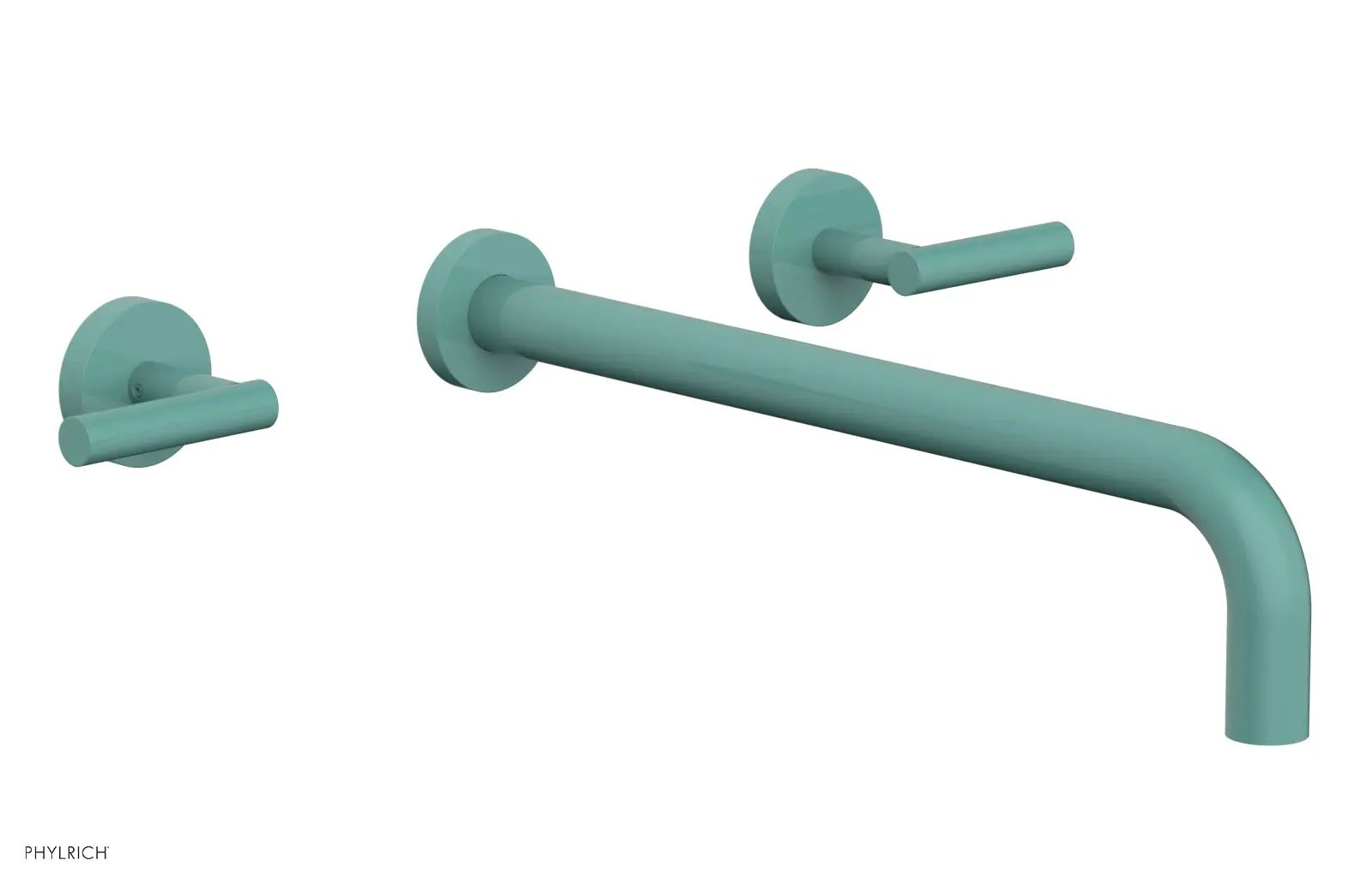 Phylrich TRANSITION Wall Lavatory Set 14" Spout - Lever Handles by Phylrich