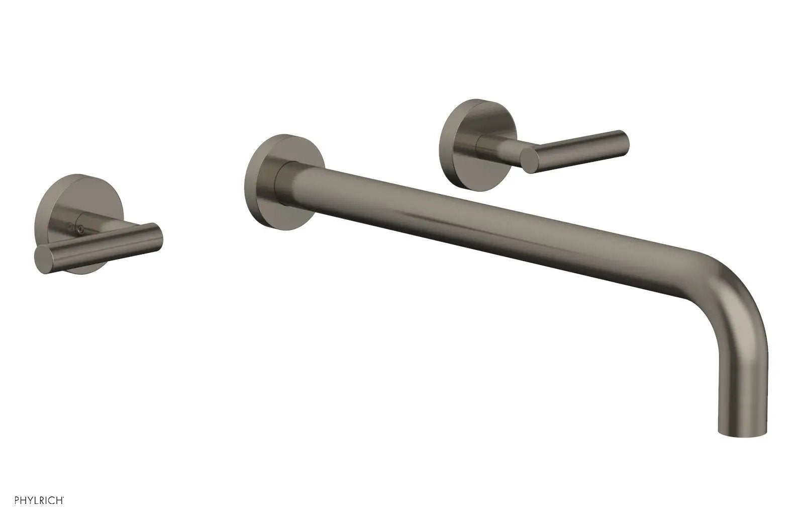 Phylrich TRANSITION Wall Lavatory Set 14" Spout - Lever Handles by Phylrich