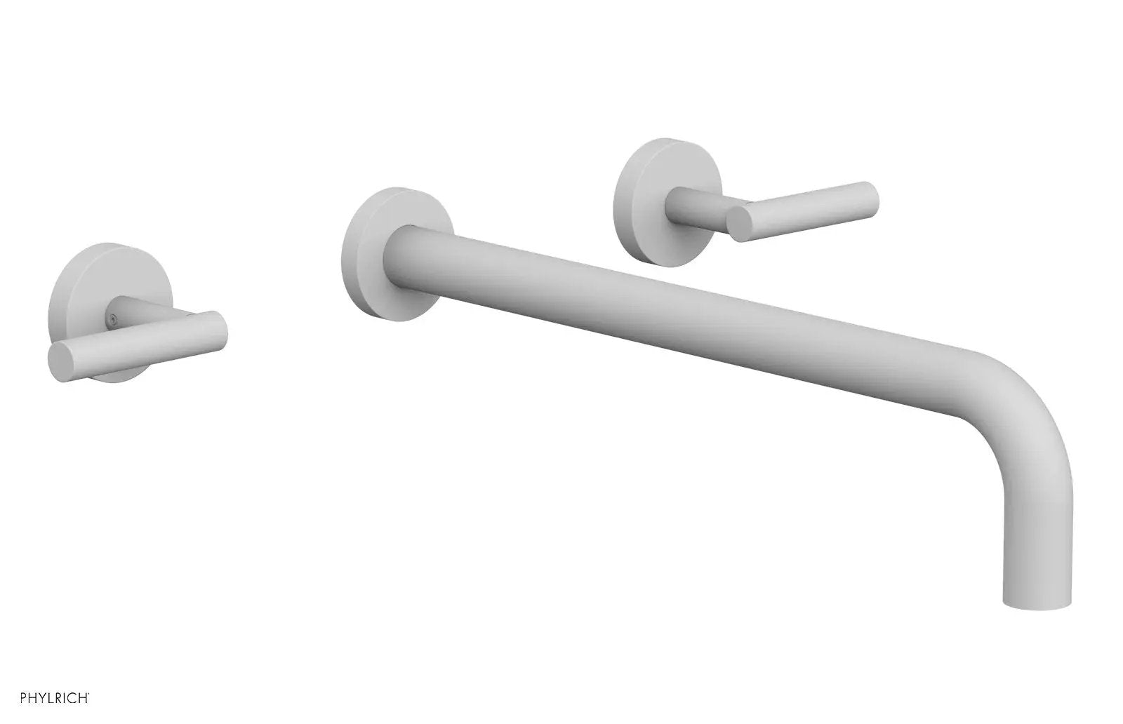 Phylrich TRANSITION Wall Lavatory Set 14" Spout - Lever Handles by Phylrich